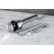 Kingston Brass Brass PopUp Drain with Overflow and Extra Long PopUp rod, 22 Gauge, Polished Chrome KBT2121 - alternate 2